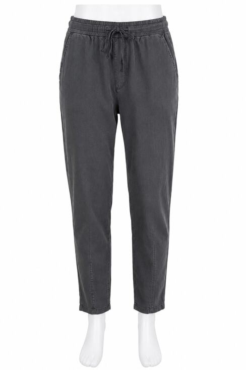 Staccato Pants - Staccato Gray Drawstring Tapered Jogger Pants - Size Small
